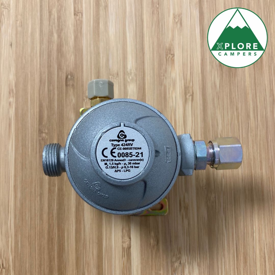 Cavagna Gas Regulator 30MBAR Side Outlet